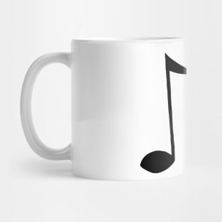 Man hanging on a musical note Mug